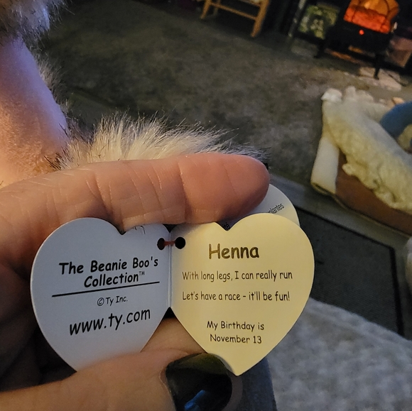 6 in Ty Beanie....Henna - Picture 4 of 5